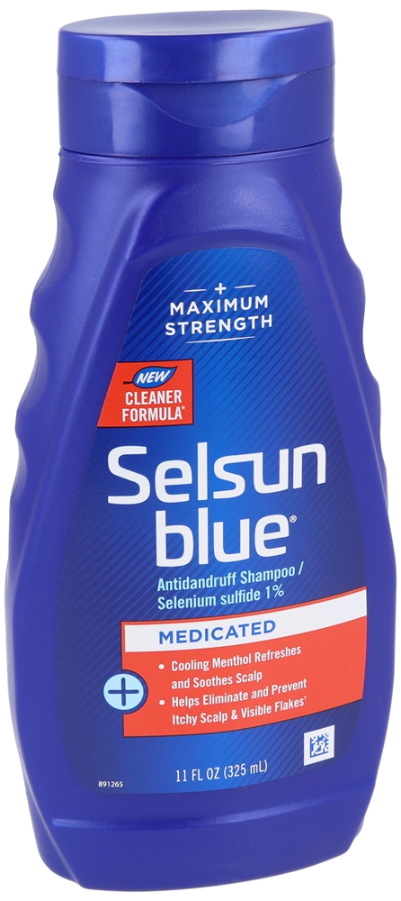 Selsun Blue Antidandruff Shampoo Medicated Maximum Strength
