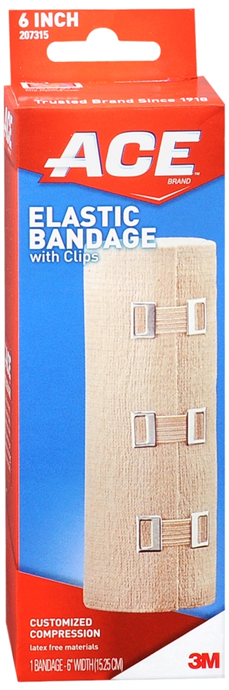 ACE Elastic Bandage with Clips 6 Inch – Image 2