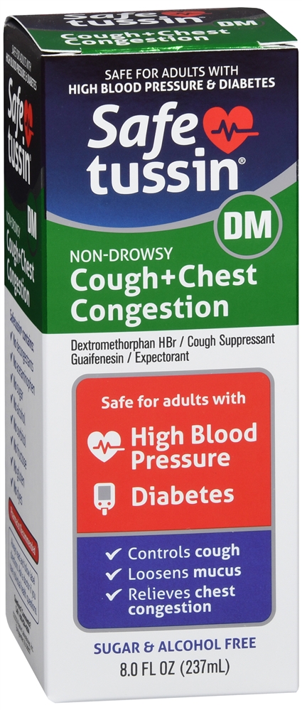 Safetussin DM Cough + Chest Congestion Liquid Non-Drowsy – Image 4
