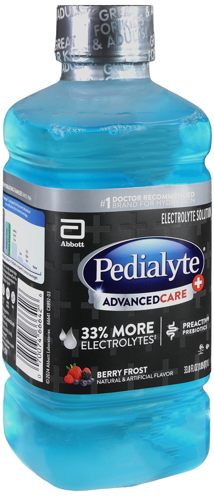 Pedialyte Advanced Care+ Electrolyte Solution Berry Frost – Image 4