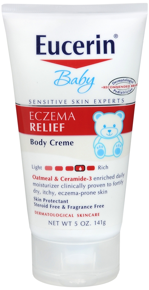 Eucerin Baby Eczema Relief Body Creme Fragrance Free – Image 2