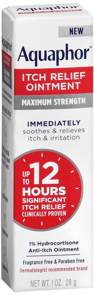 Aquaphor 1% Hydrocortisone Itch Relief Ointment – Image 3
