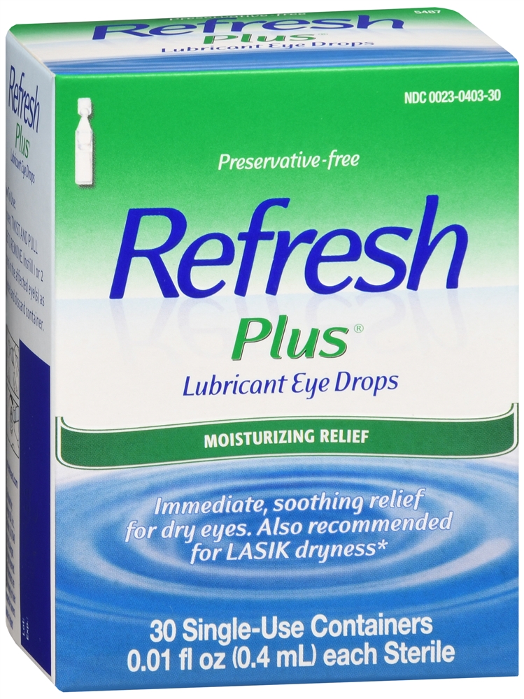 Refresh Plus Lubricant Eye Drops Single-Use Containers – Image 5