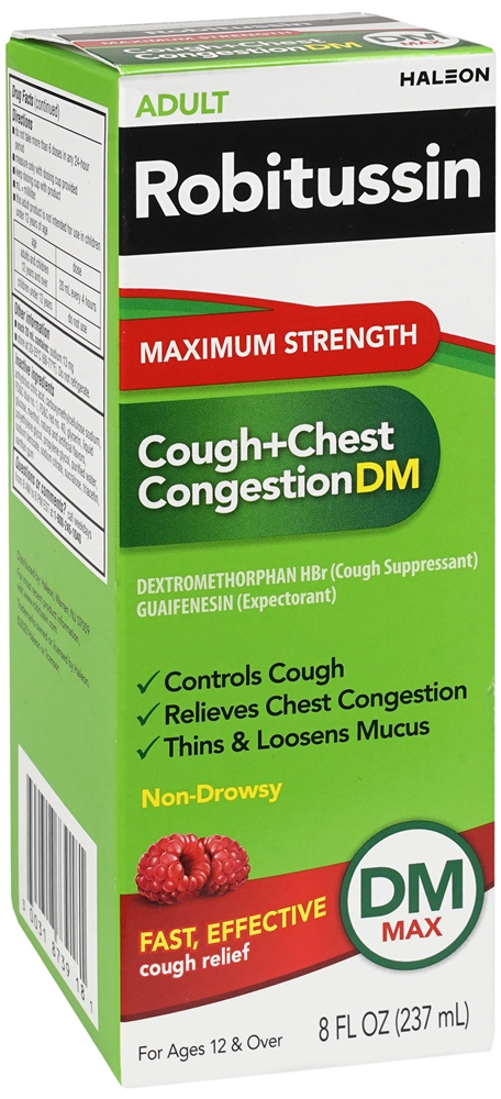 Robitussin Adult Cough + Chest Congestion DM Liquid Maximum Strength – Image 5