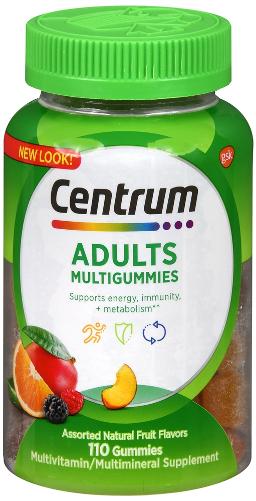 Centrum Adults MultiGummies Assorted Natural Fruit