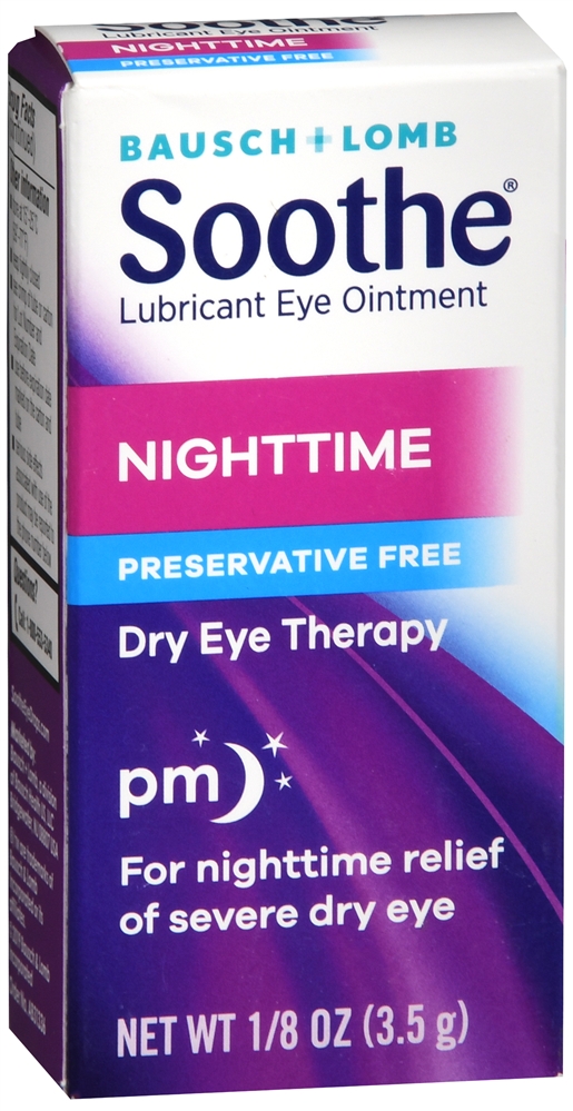 Bausch + Lomb Soothe Nighttime Lubricant Eye Ointment Preservative Free – Image 4