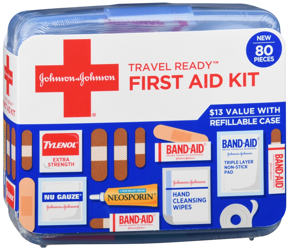 Johnson & Johnson Travel Ready First Aid Kit – Image 2