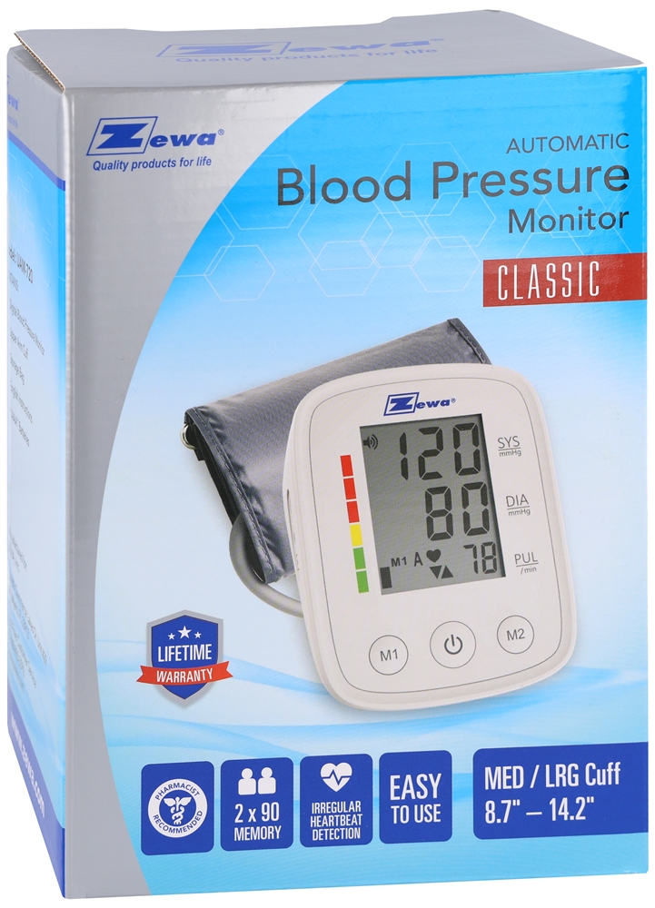 Zewa Automatic Blood Pressure Monitor Classic Medium/Large Cuff – Image 3