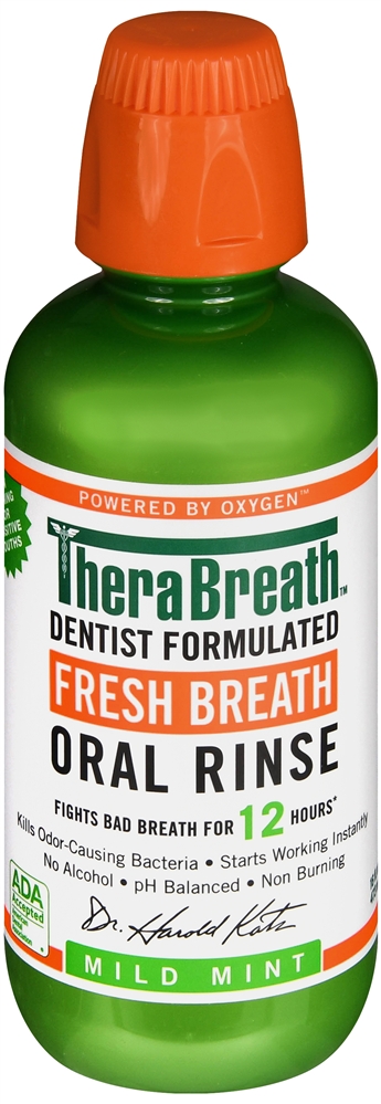 TheraBreath Fresh Breath Oral Rinse Mild Mint – Image 2