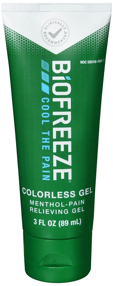 Biofreeze Menthol-Pain Relieving Gel Colorless – Image 2
