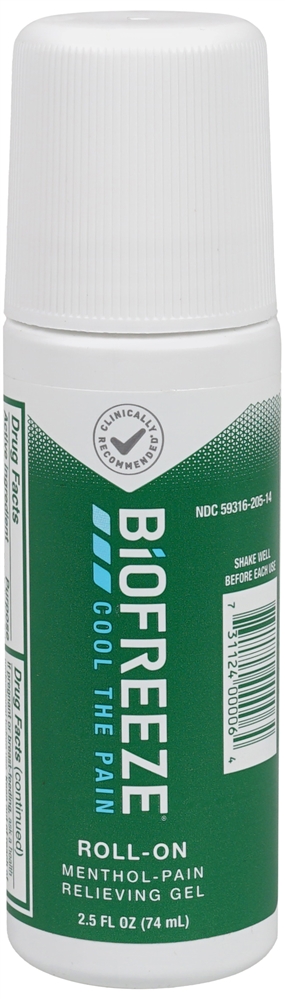 Biofreeze Menthol-Pain Relieving Gel Roll-On