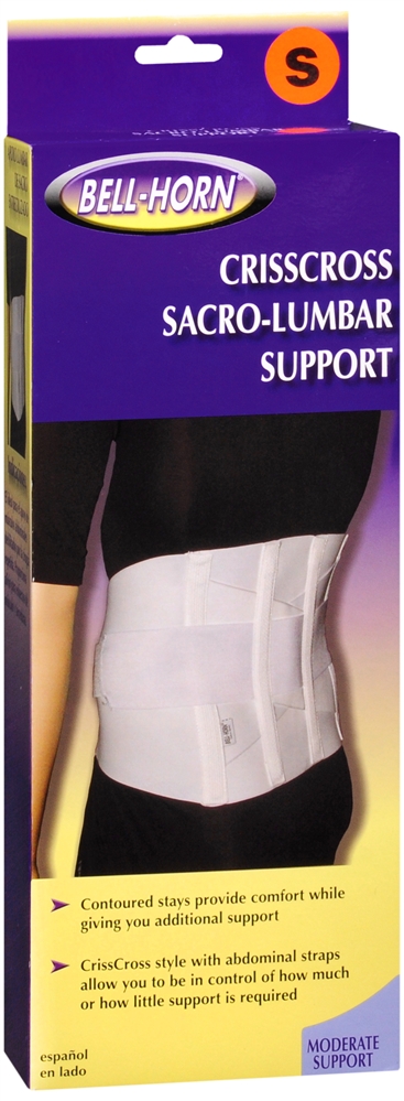 Bell-Horn Crisscross Sacro-Lumbar Support White S