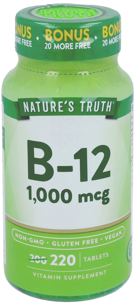 Nature's Truth B-12  1,000 mcg Tablets