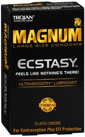 TROJAN Magnum Ecstasy Lubricated Latex Condoms – Image 11