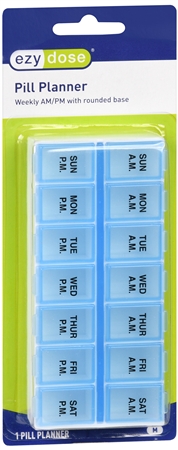 Ezy Dose Pill Planner Weekly AM/PM with Rounded Base Medium – Image 5