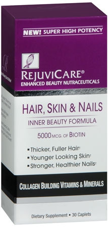 RejuviCare Hair, Skin & Nails 5000 mcg of Biotin Caplets – Image 11