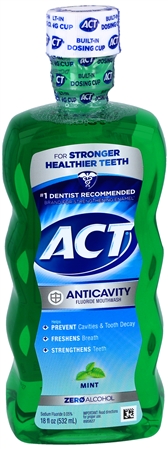 ACT Anticavity Sodium Fluoride 0.05% Mouthwash Mint – Image 5