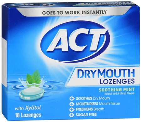 ACT Dry Mouth Lozenges Soothing Mint – Image 9