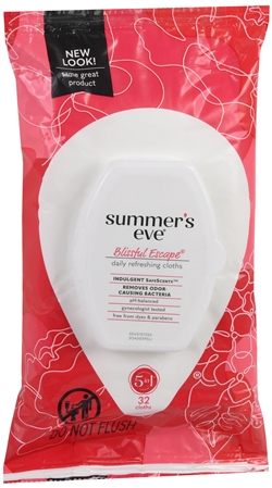 Summer's Eve Daily Refreshing Cloths Blissful Escape
