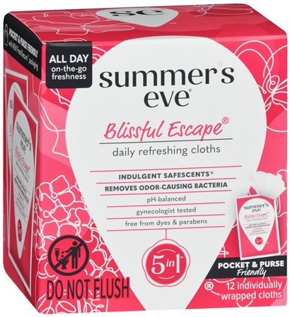 Summer's Eve Daily Refreshing Cloths Blissful Escape