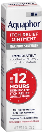Aquaphor 1% Hydrocortisone Itch Relief Ointment – Image 10