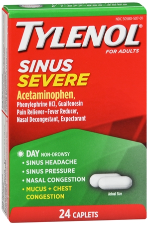 Tylenol Sinus Severe Caplets Non-Drowsy Day – Image 13