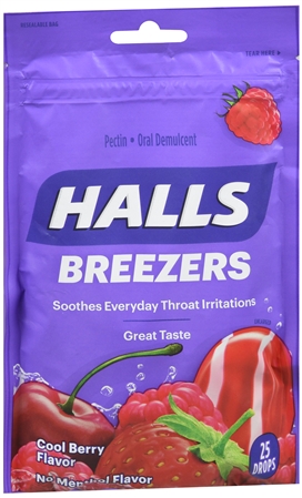 Halls Breezers Pectin Drops Cool Berry – Image 4
