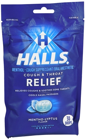 Halls Cough & Throat Relief Drops Mentho-lyptus – Image 4