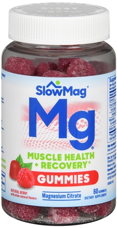 SlowMag Mg Muscle Health + Recovery Gummies Natural Berry – Image 8