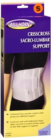 Bell-Horn Crisscross Sacro-Lumbar Support White S – Image 4