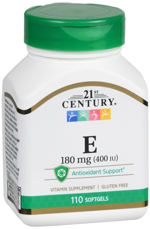 21st Century E 180 mg (400 IU) Softgels – Image 8