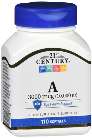 21st Century A 3000 mcg (10,000 IU) Softgels – Image 10