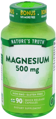 Nature's Truth Magnesium 500 mg Quick Release Capsules – Image 5