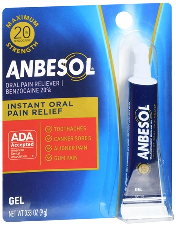Anbesol Benzocaine 20% Instant Oral Pain Relief Gel Maximum Strength – Image 5