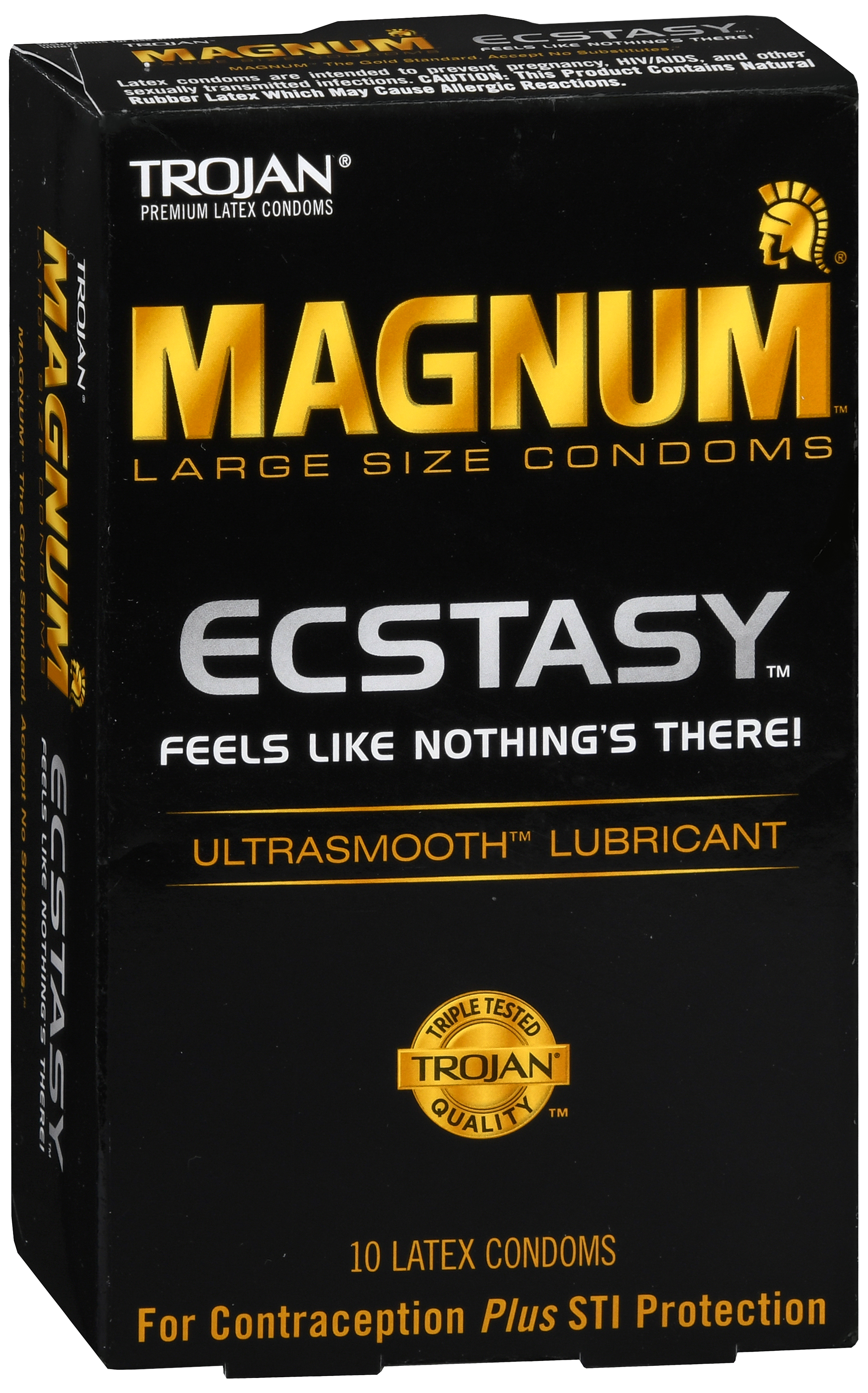 TROJAN Magnum Ecstasy Lubricated Latex Condoms – Image 17