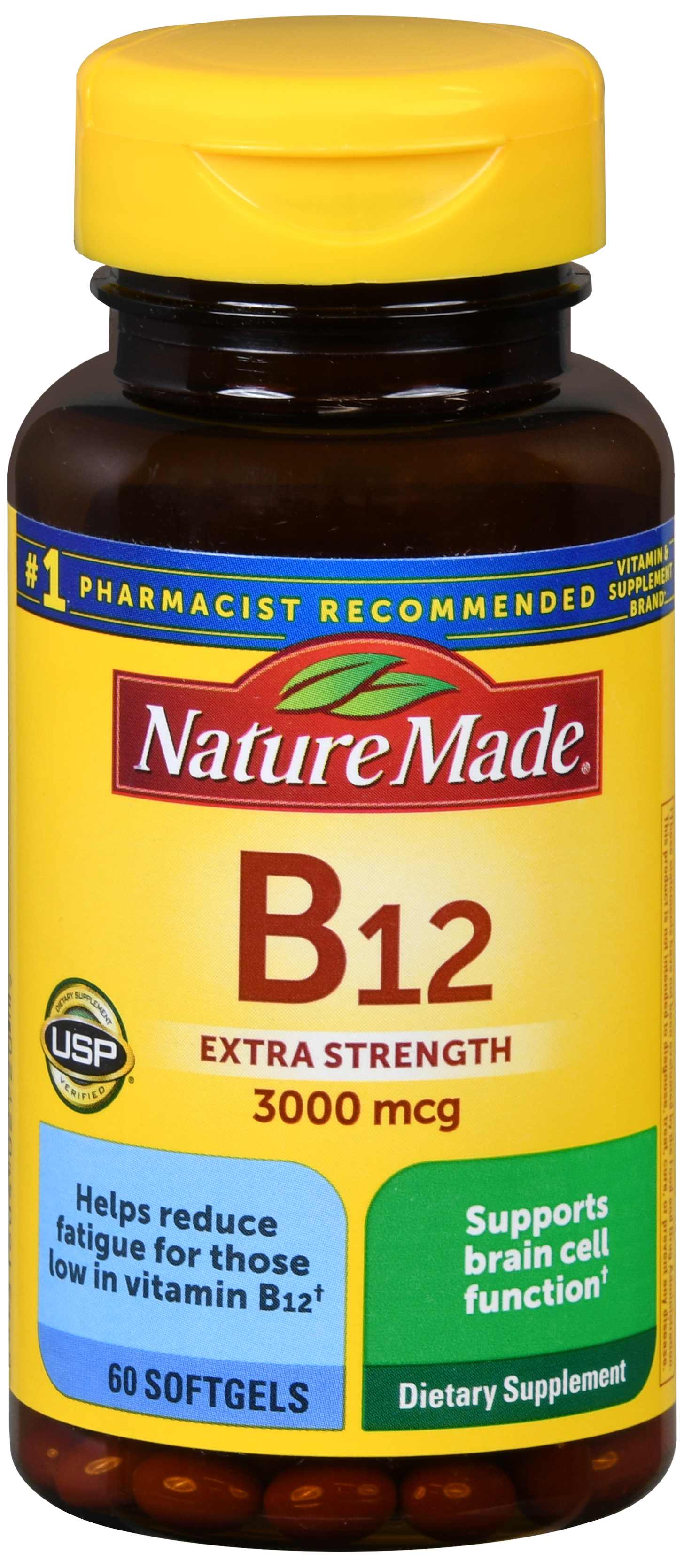 Nature Made B12 3000 mcg Softgels Extra Strength – Image 9