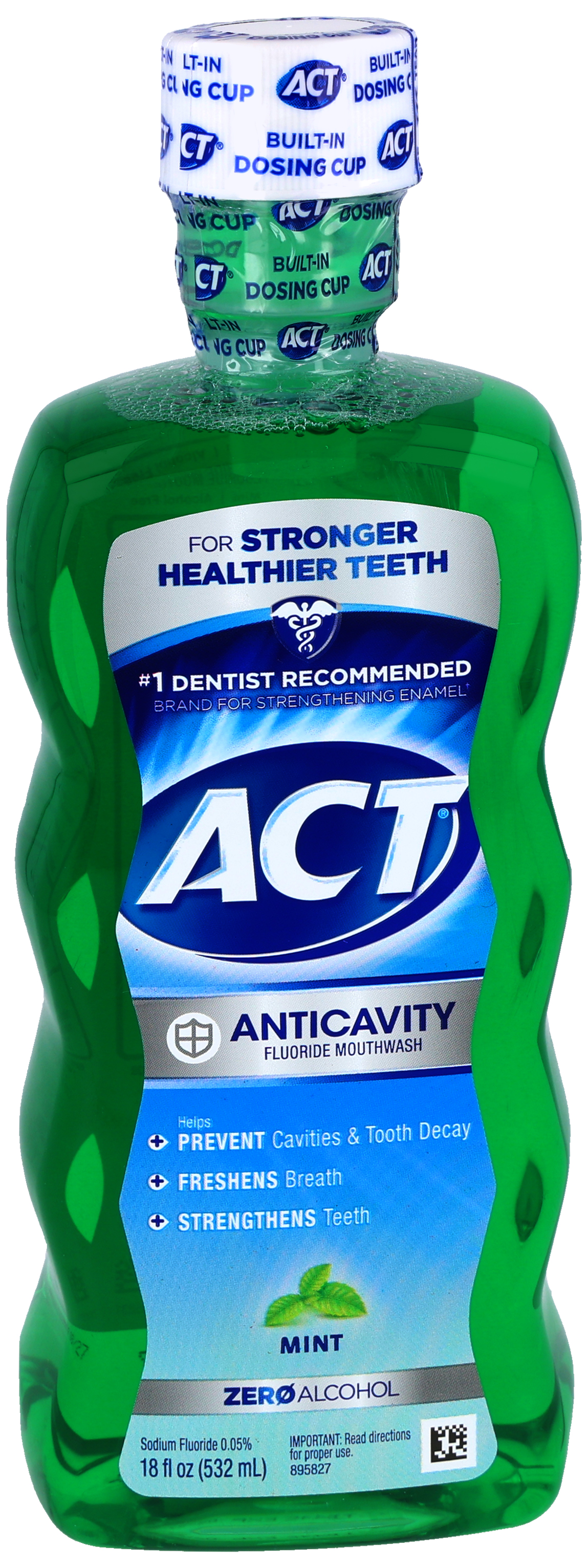 ACT Anticavity Sodium Fluoride 0.05% Mouthwash Mint – Image 8