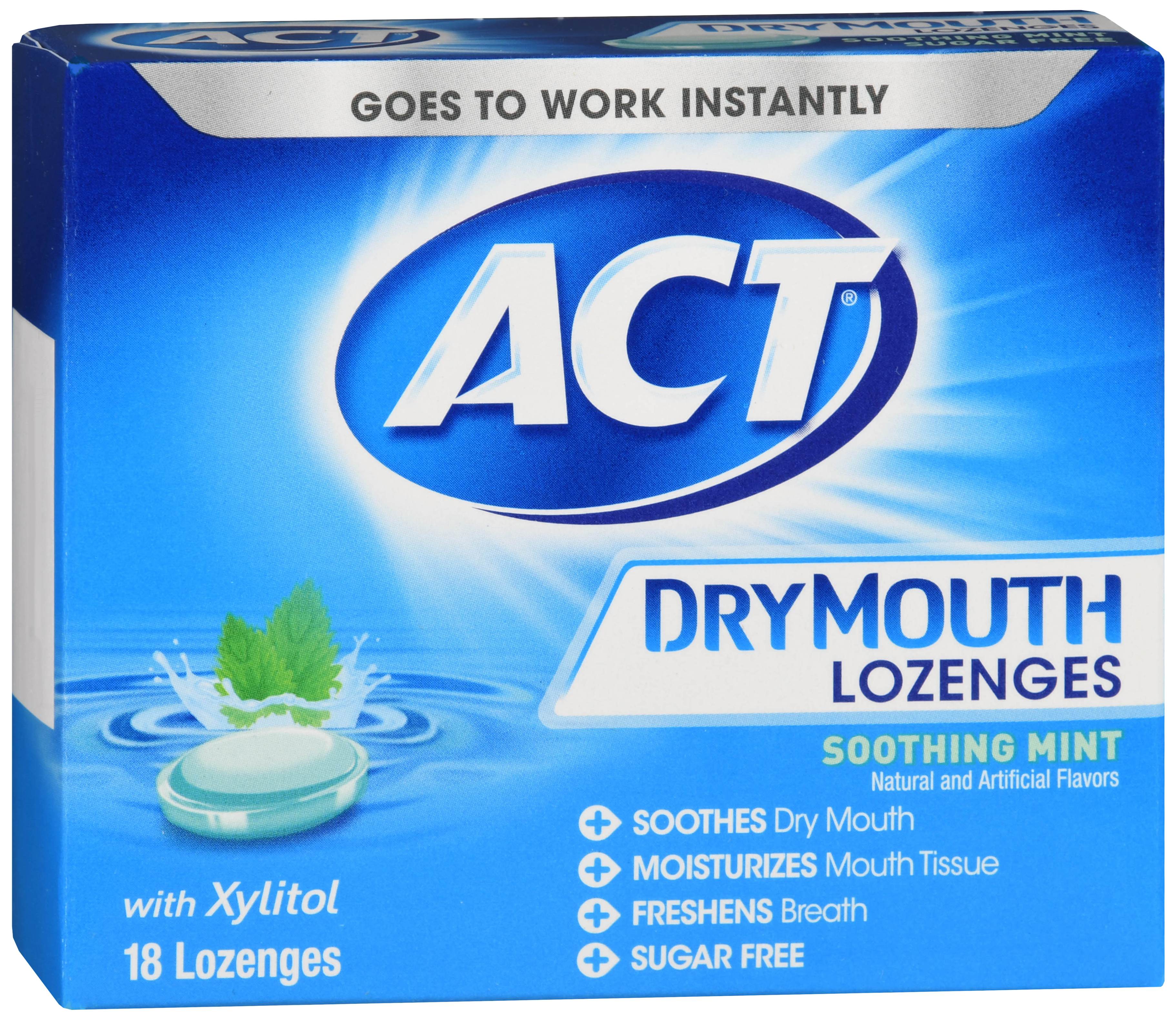 ACT Dry Mouth Lozenges Soothing Mint – Image 14