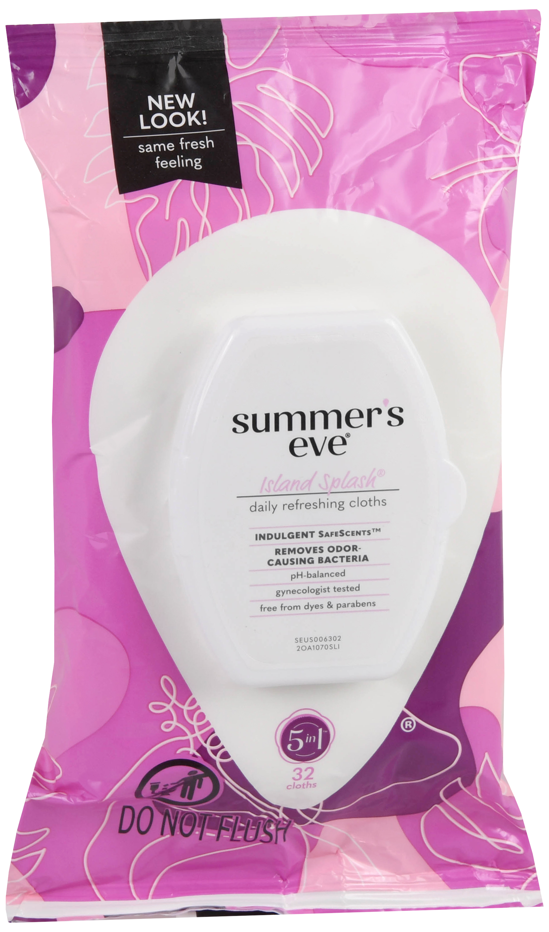 Summer's Eve Daily Refreshing Cloths Island Splash – Image 2