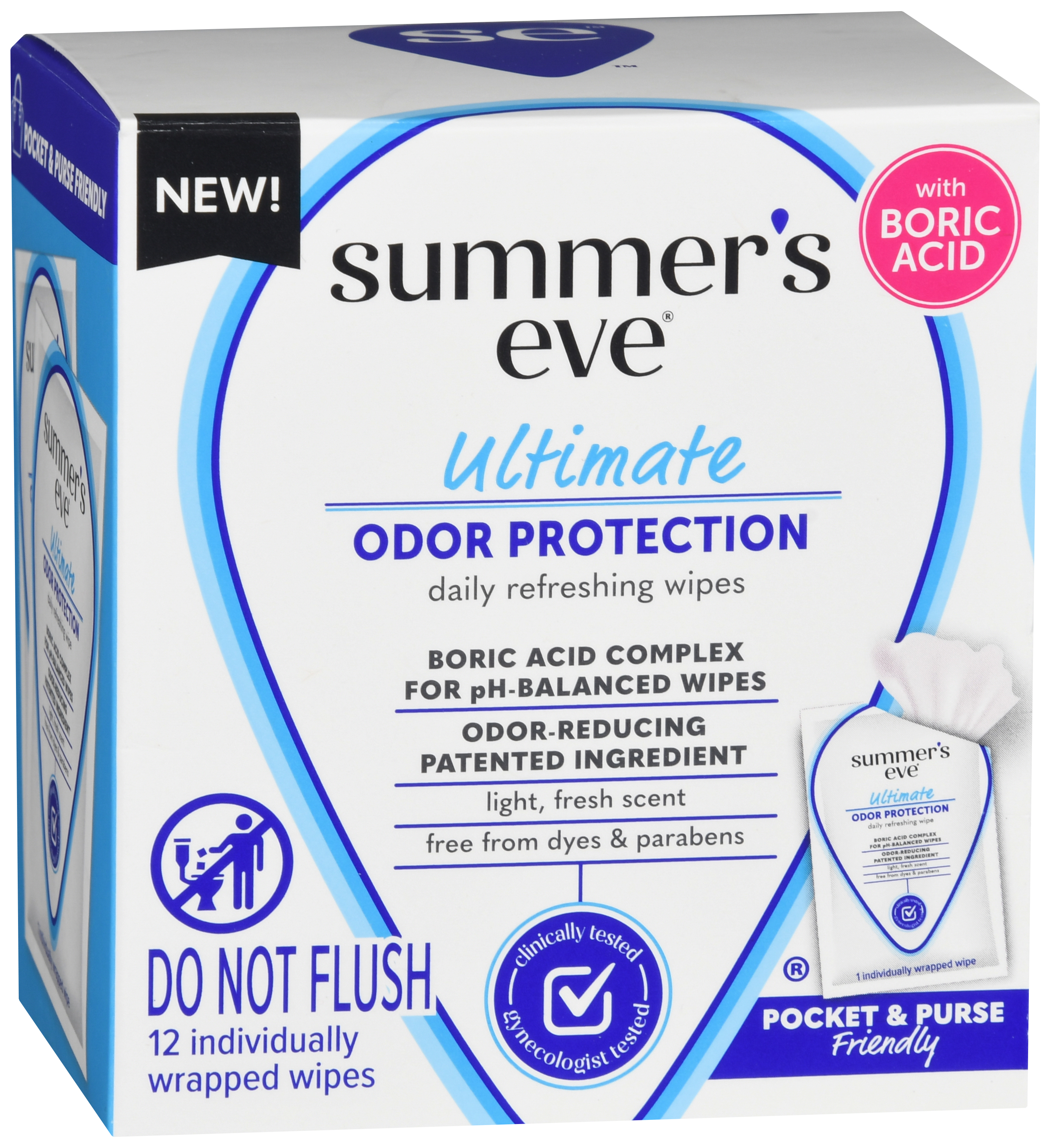 Summer's Eve Daily Refreshing Wipes Ultimate Odor Protection – Image 2