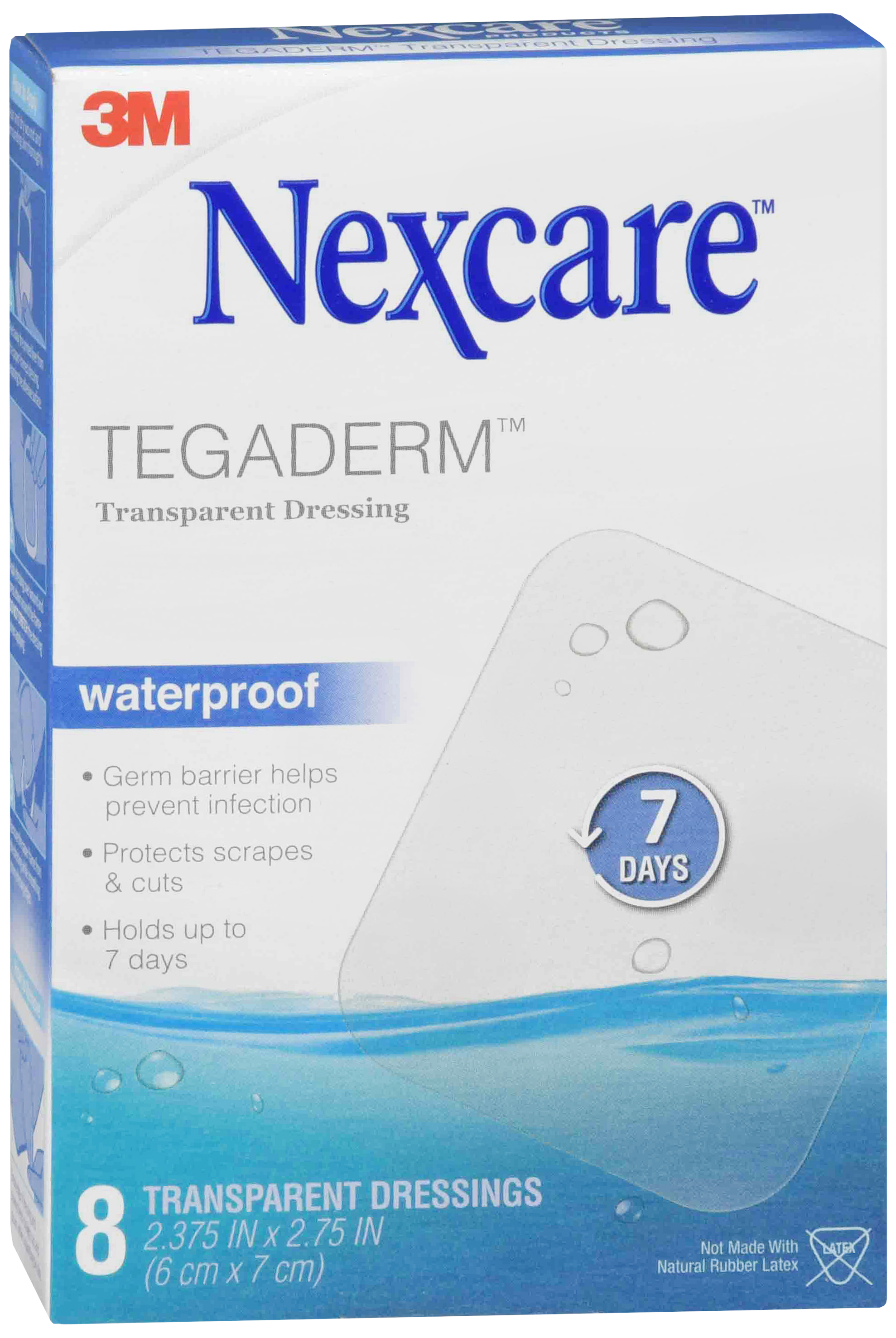 Nexcare Tegaderm Transparent Dressings Waterproof 2.375 x 2.75 In – Image 19