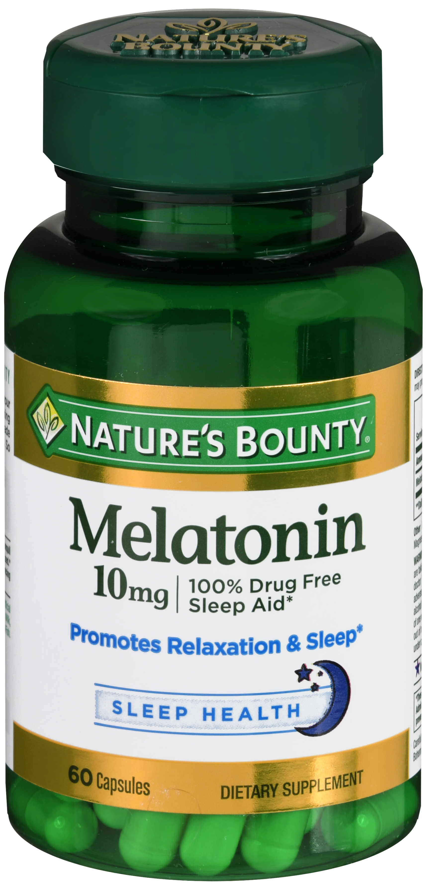 Nature's Bounty Melatonin 10 mg Capsules – Image 11