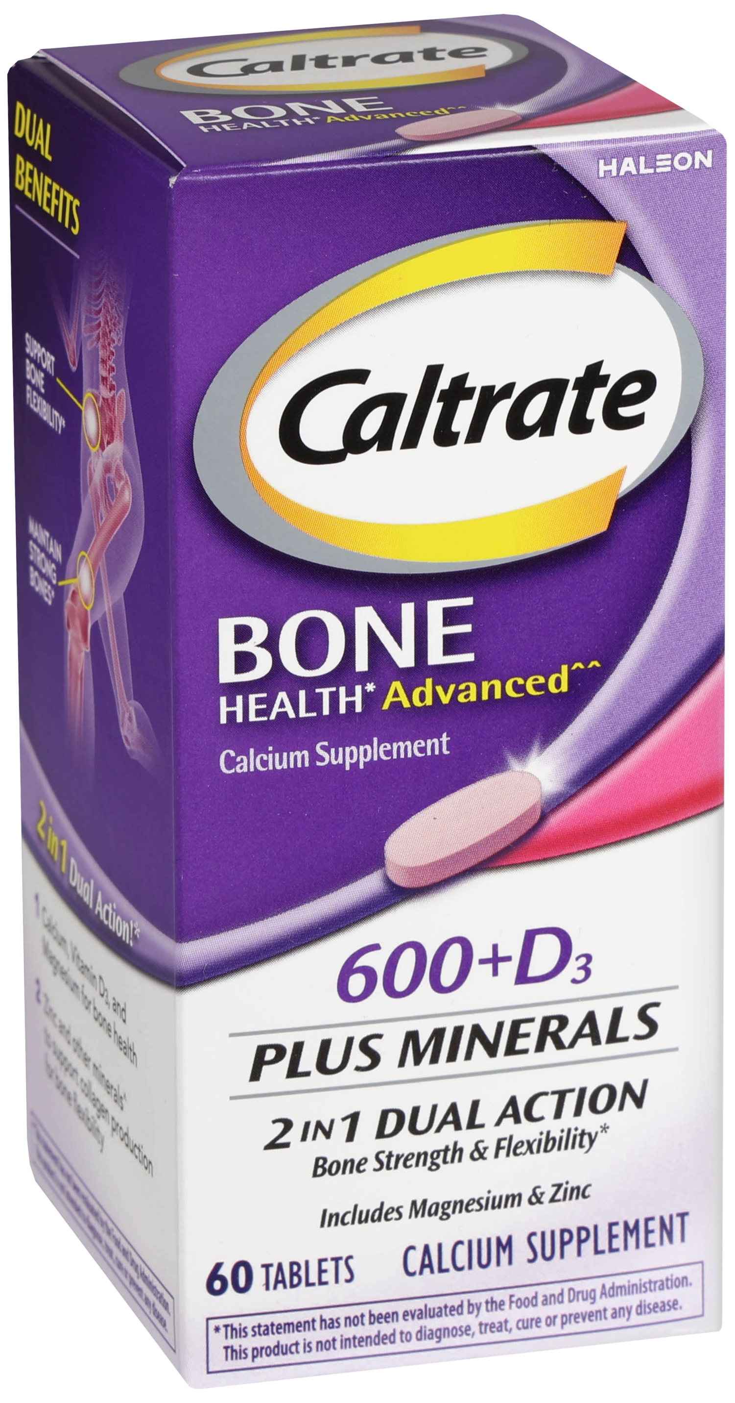Caltrate Bone Health Advanced Calcium 600 mg + D3 Tablets – Image 20