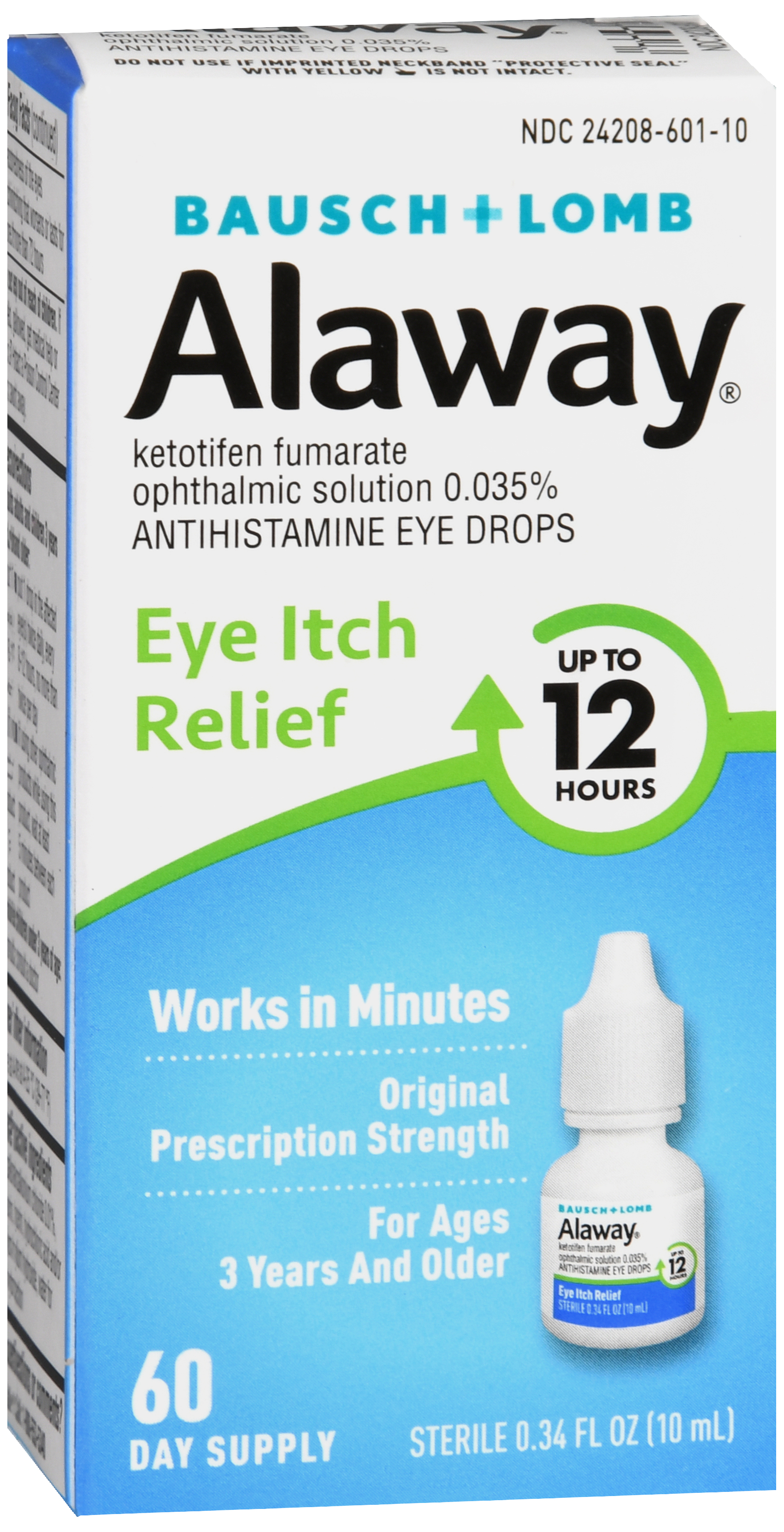 Bausch + Lomb Alaway Eye Itch Relief Ketotifen Fumarate 0.035% Antihistamine Drops – Image 17