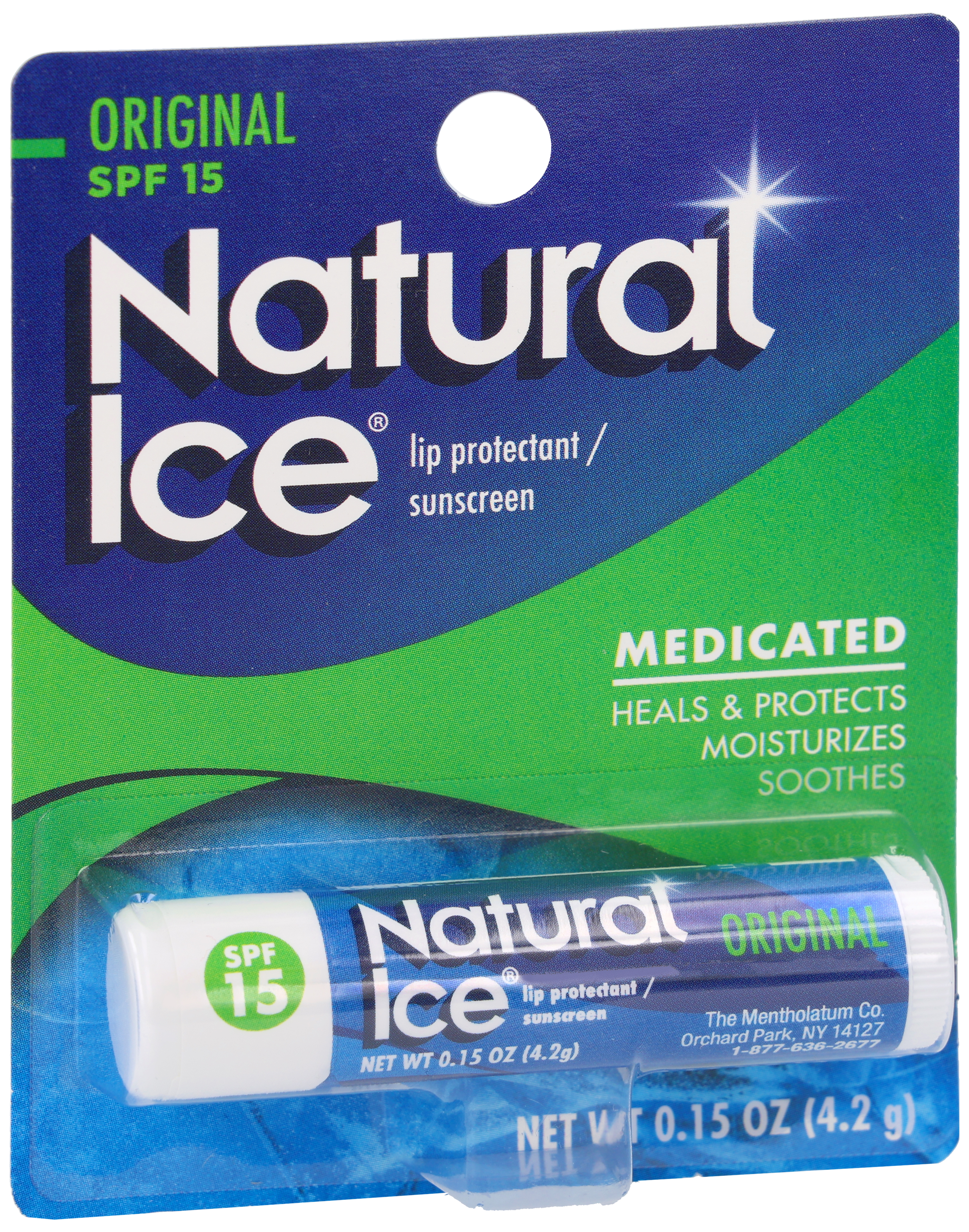 Mentholatum Natural Ice Medicated Lip Balm SPF 15 Original – Image 20