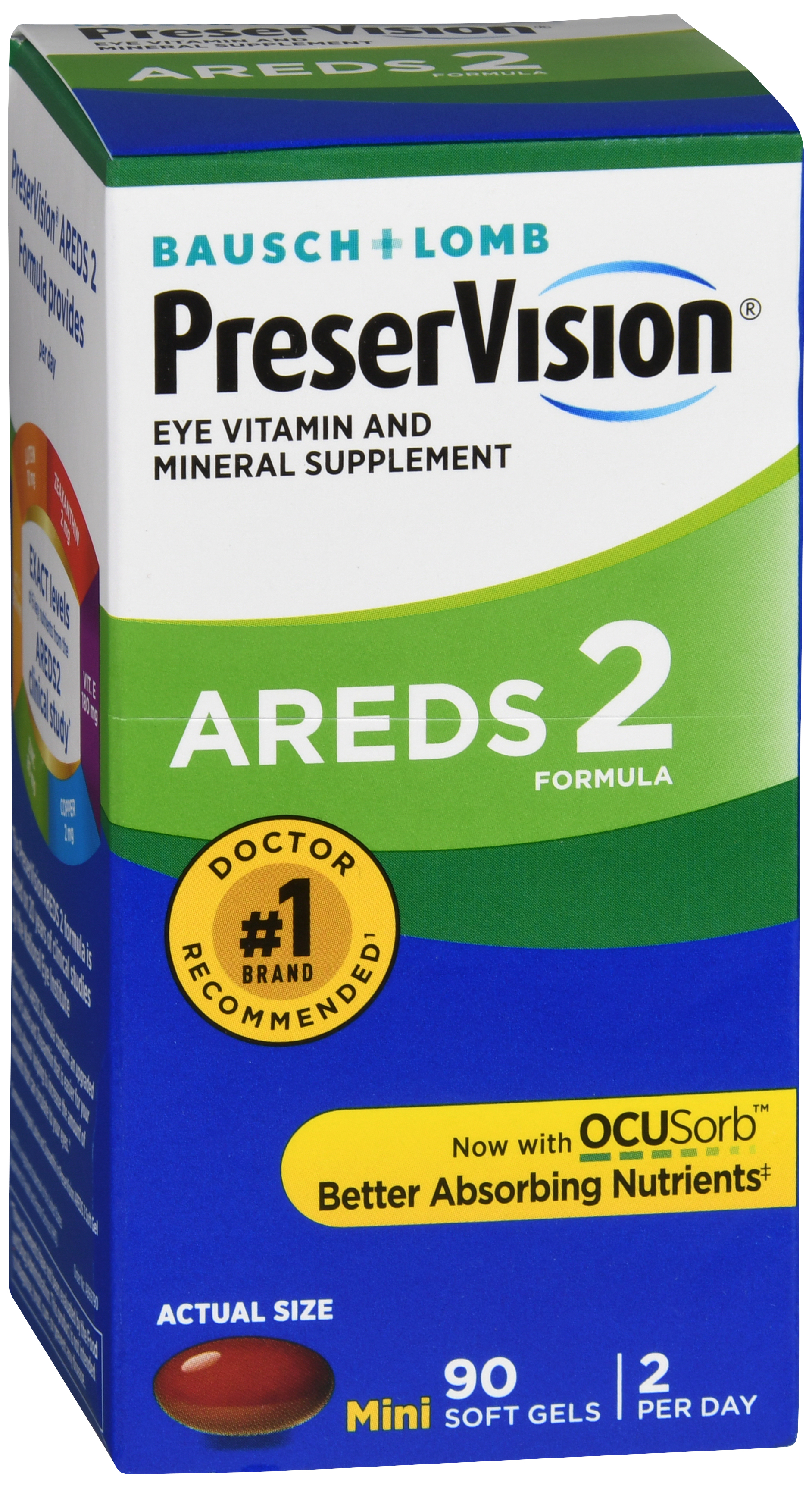 Bausch + Lomb PreserVision AREDS 2 Formula Mini Soft Gels – Image 17