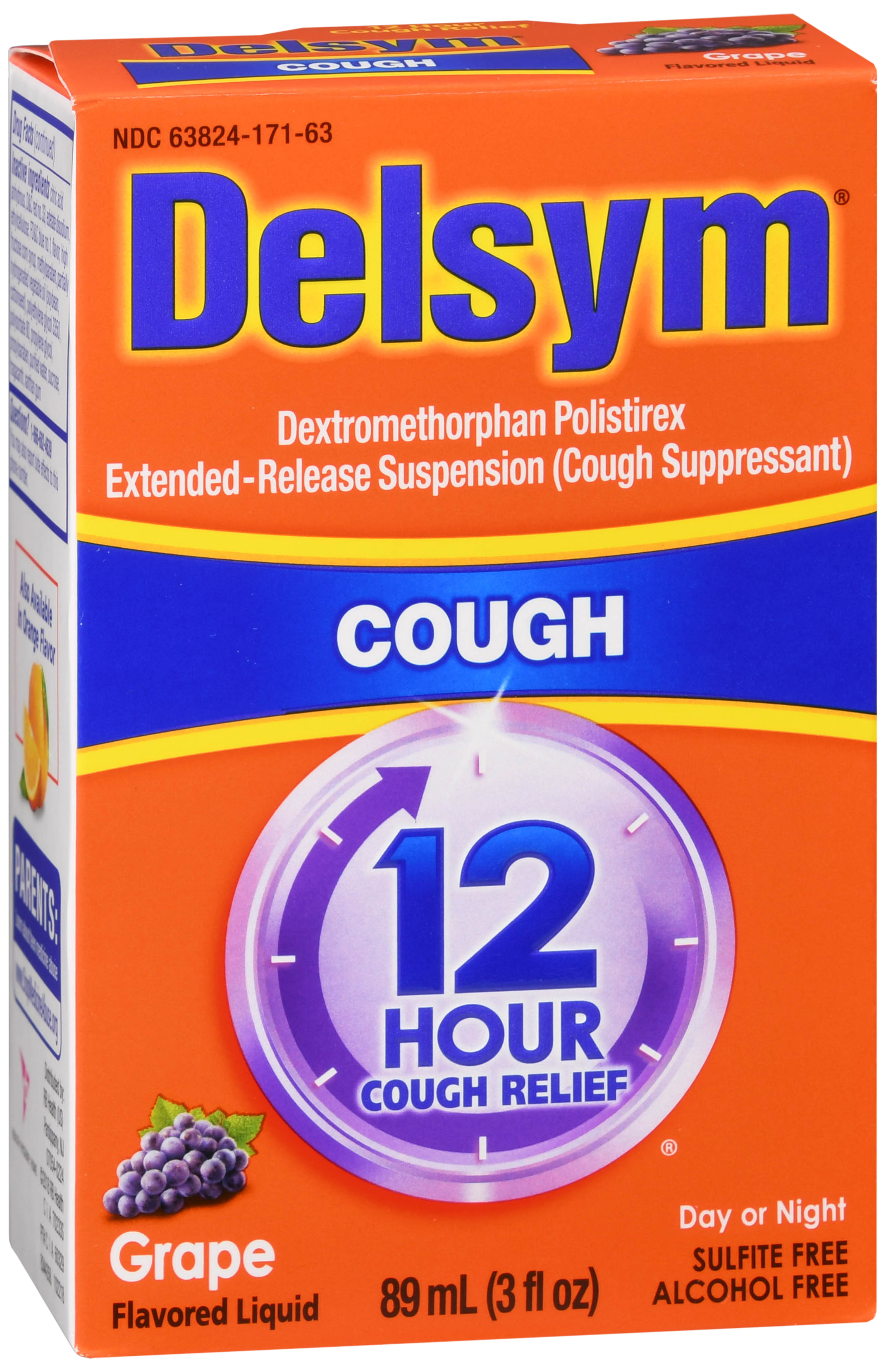 Delsym 12 Hour Cough Relief Liquid Grape – Image 19