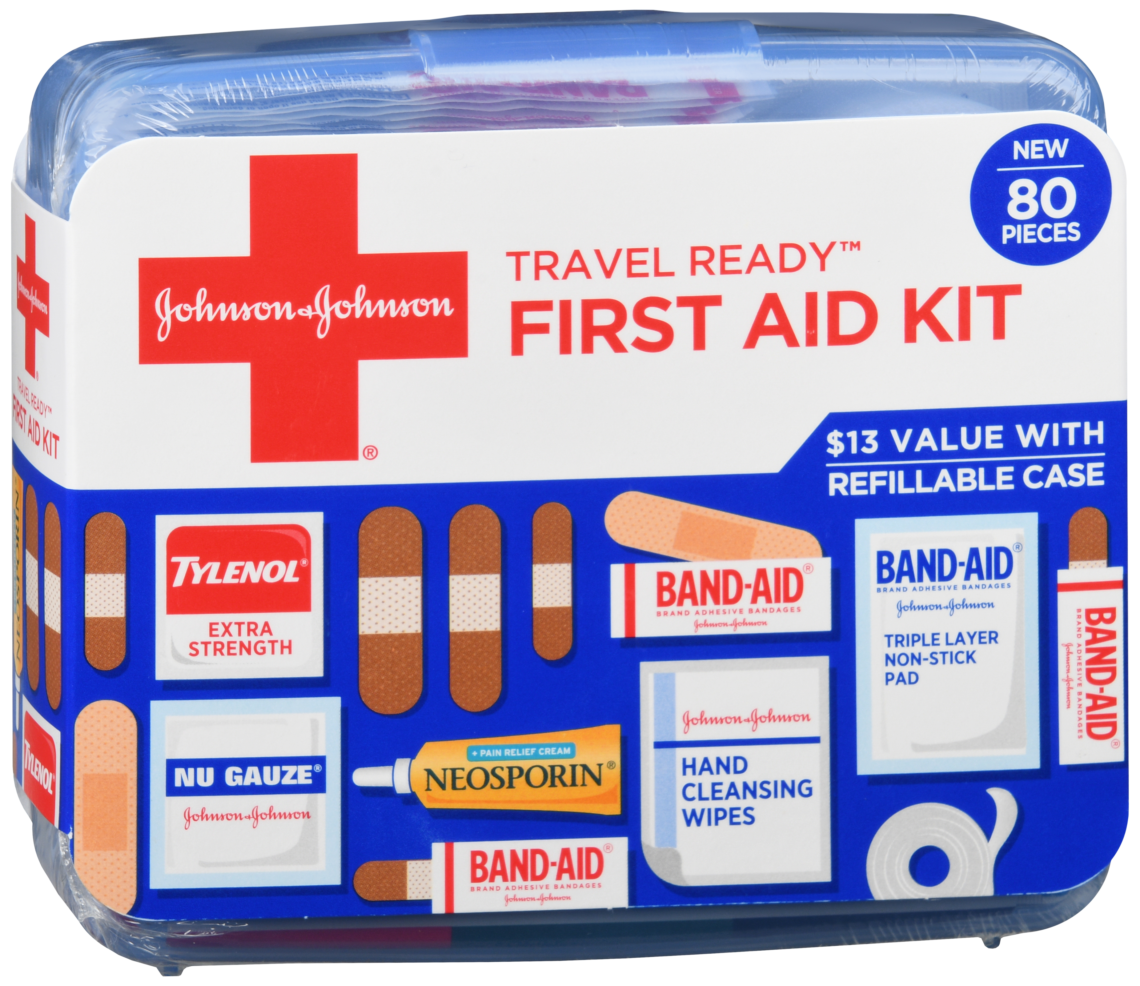 Johnson & Johnson Travel Ready First Aid Kit – Image 10
