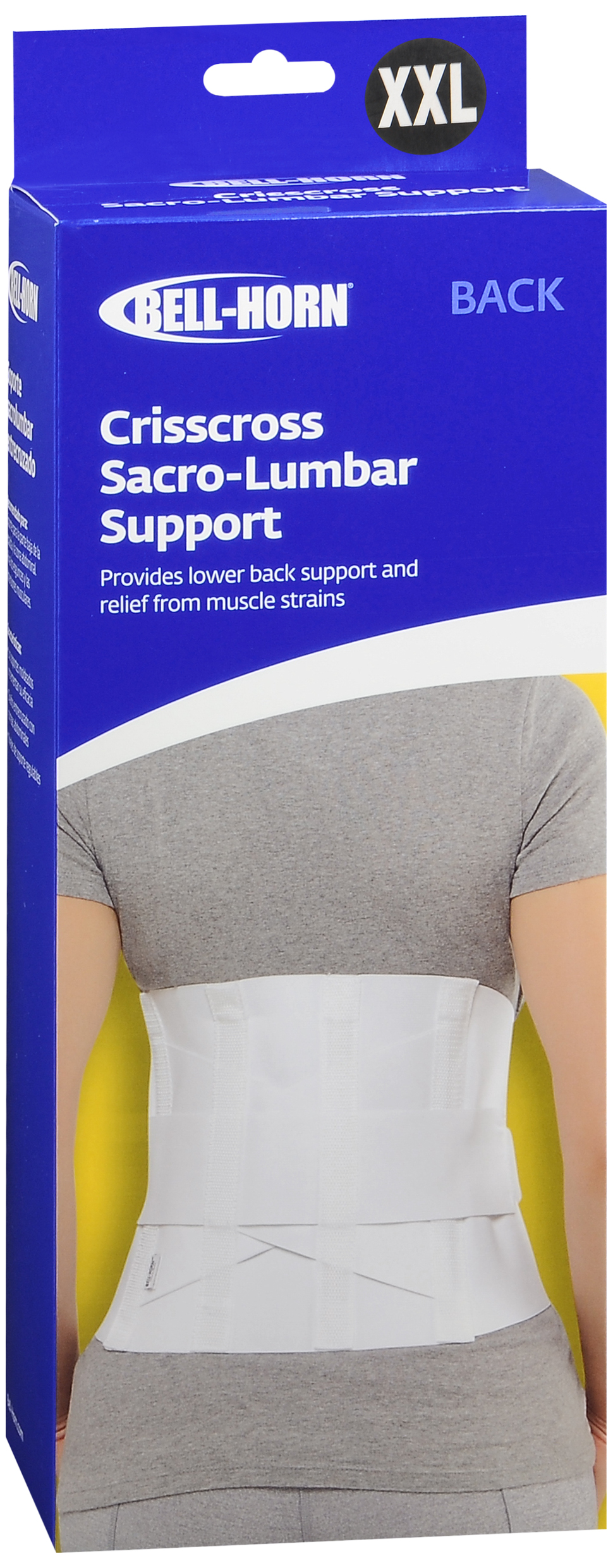 Bell-Horn Crisscross Sacro-Lumbar Support White XXL – Image 5