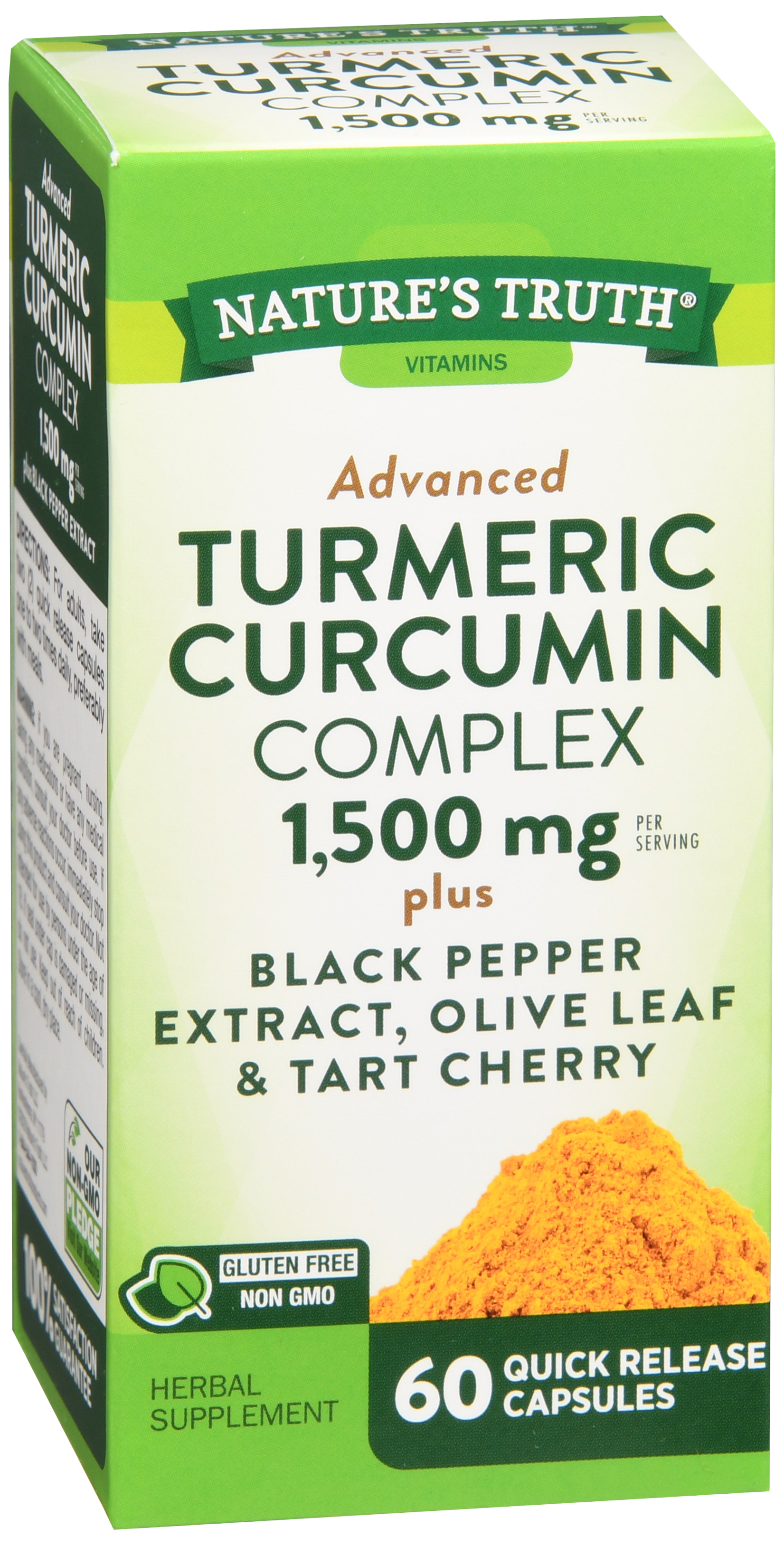 Nature's Truth Turmeric Curcumin Complex 1,500 mg Quick Release Capsules – Image 14